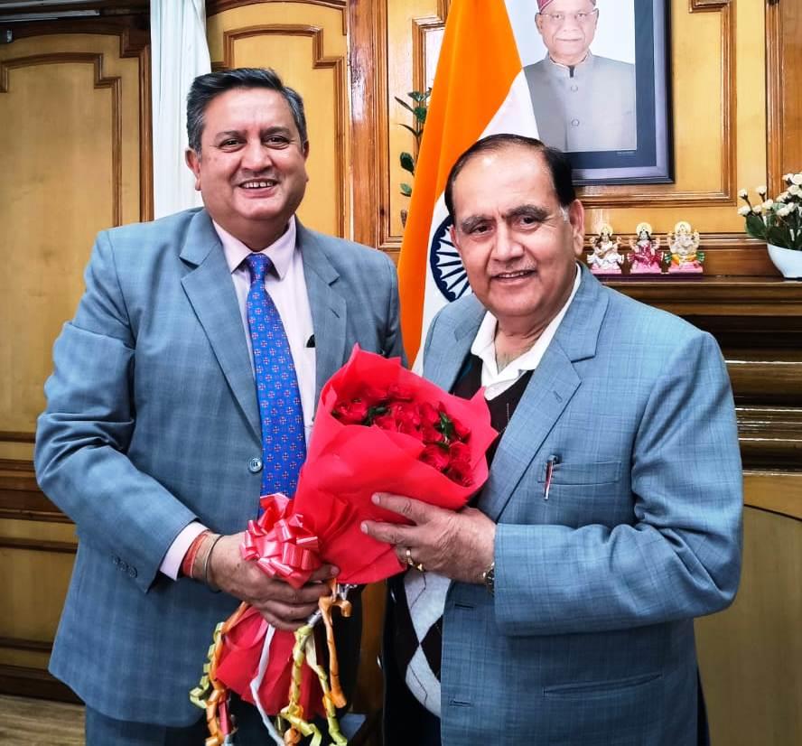 झारखण्ड उच्च न्यायालय के मुख्य न्यायाधीश जस्टिस तरलोक सिंह चौहान ने विधान सभा अध्यक्ष से की शिष्टाचार भेंट।   