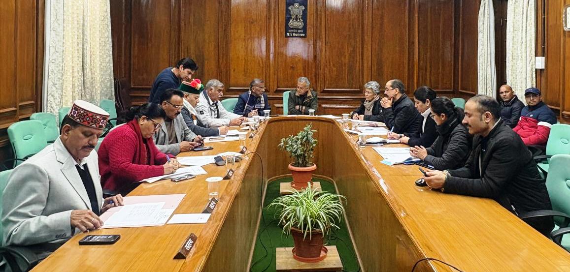 हिमाचल प्रदेश विधान सभा सचिवालय में सम्पन्न हुई लोक लेखा समिति की बैठक...