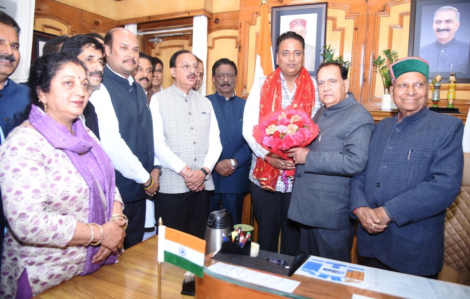 नव निर्वाचित राज्य सभा सांसद ने विधान सभा अध्यक्ष कुलदीप सिंह पठानियां...