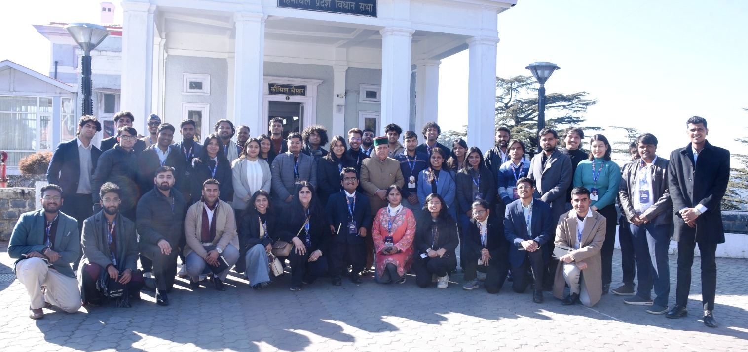 विधान सभा अध्यक्ष से मिला 28 राज्यों के छात्र संसद का प्रतिनिधिमण्डल।