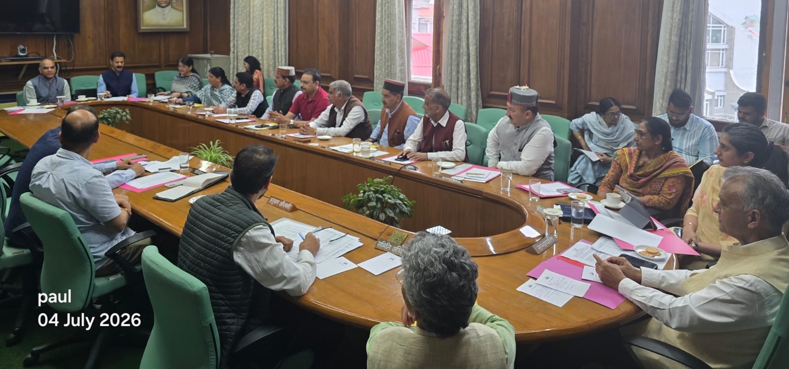 हिमाचल प्रदेश विधान सभा सचिवालय में सम्पन्न हुई लोक लेखा समिति की बैठक...
