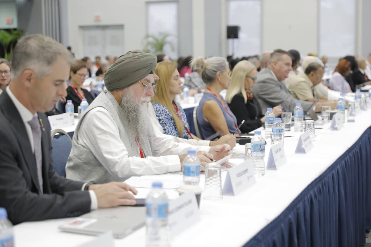 ਪੰਜਾਬ ਵਿਧਾਨ ਸਭਾ ਦੇ ਸਪੀਕਰ ਸ. ਕੁਲਤਾਰ ਸਿੰਘ ਸੰਧਵਾਂ ਬਾਰਬਾਡੋਸ ਦੇ ਬ੍ਰਿਜਟਾਊਨ ਵ...