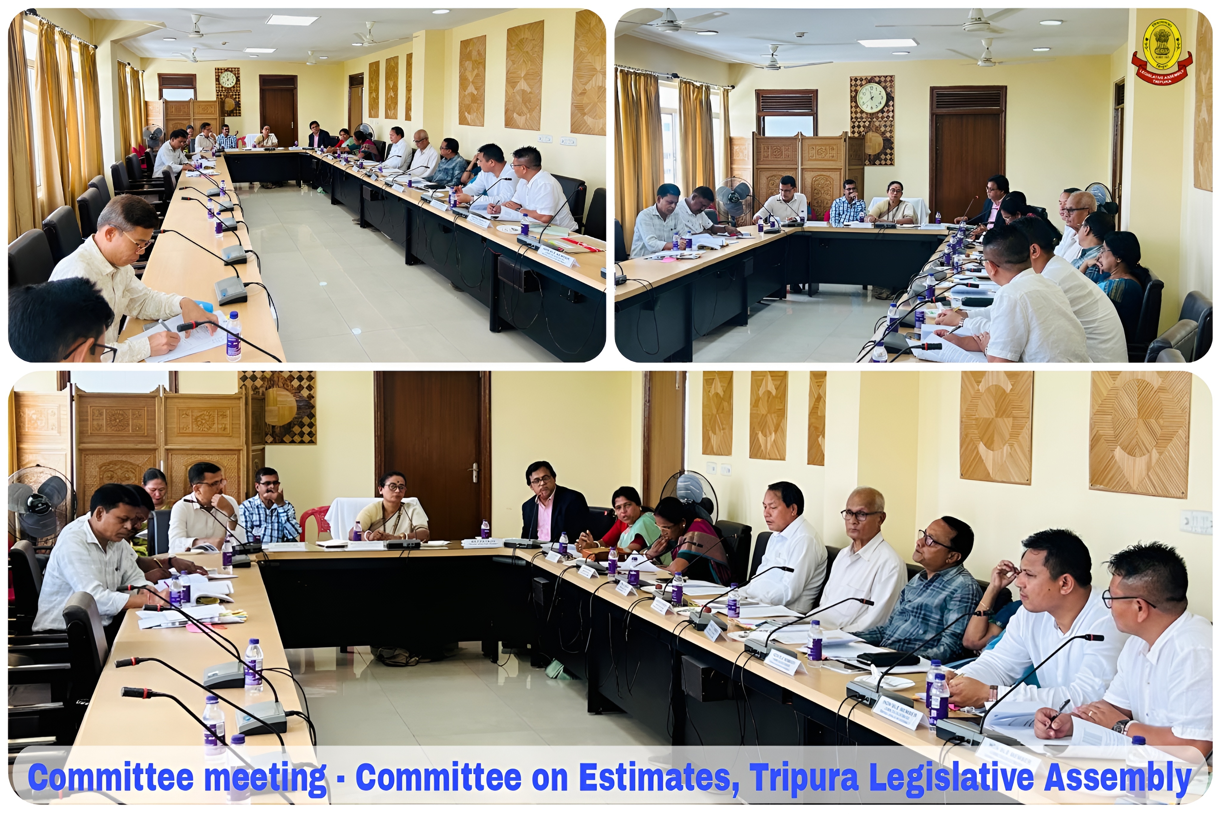 Meeting of the Committee on Estimates of the Tripura Legislative Assem...